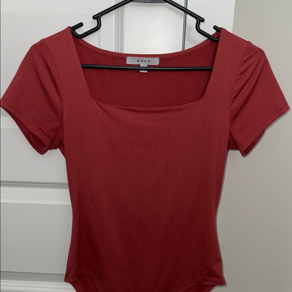 Square neck bodysuit